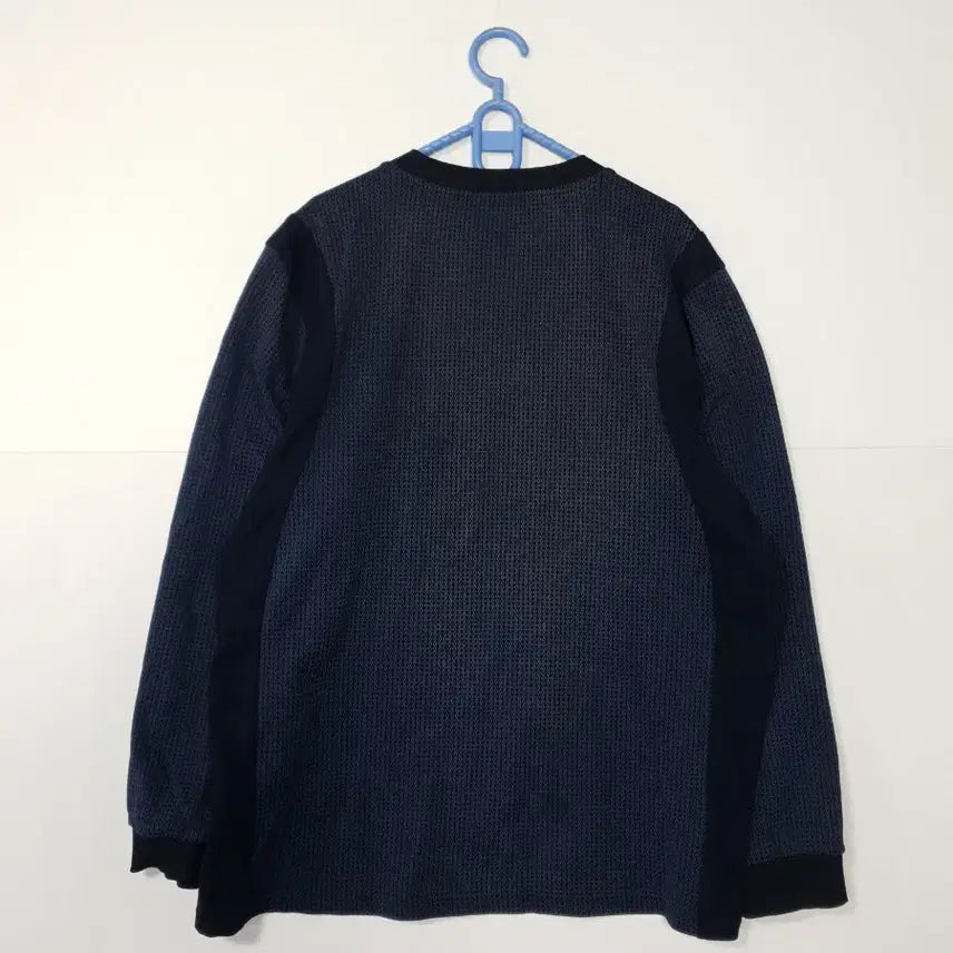 [BUNJANG] V.SEASON Round Long Sleeve Knit Navy / V.SEASON 라운드 긴팔 니트 네이비 ㅡ92