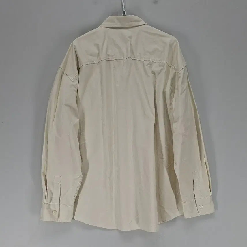 [BUNJANG] Musinsa Standard Ivory Shirt / [AI 93%] 무신사스텐다드 남110 셔츠 봄가을 아이보리 06214