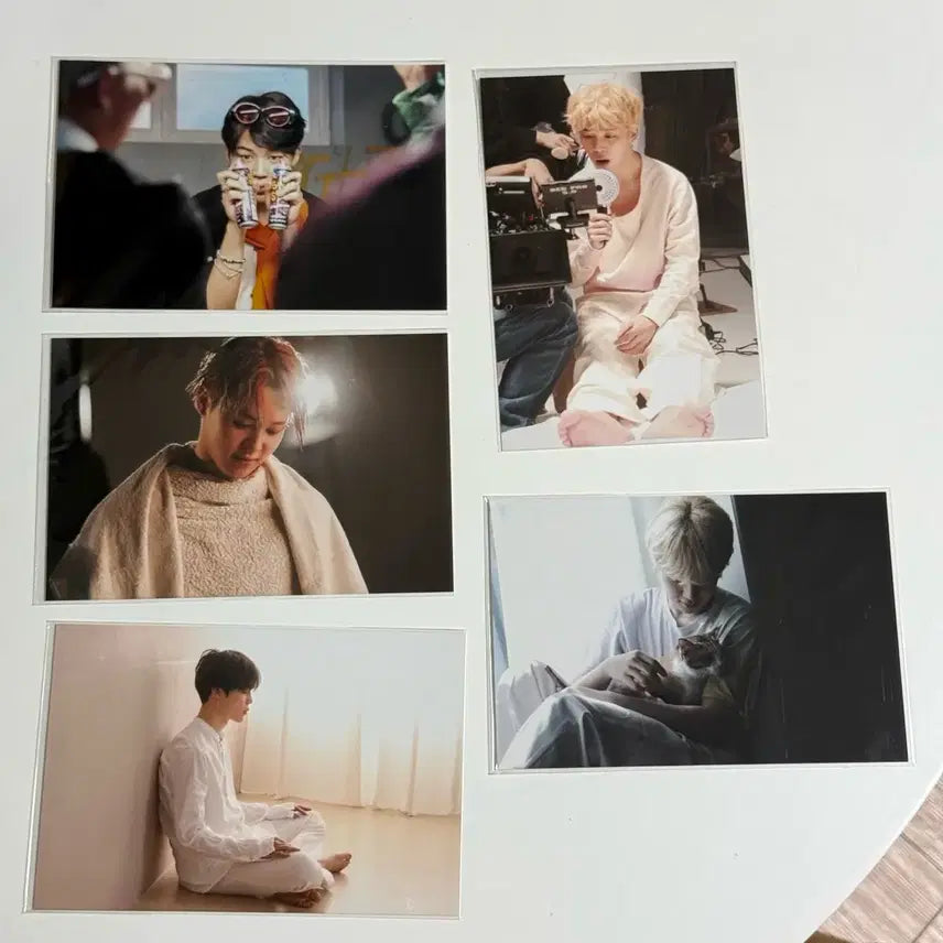 [BUNJANG] BTS Jimin Exhibition Photo Bundle Set / 방탄 지민 오늘 전시회 인화사진 15장 BTS JIMIN