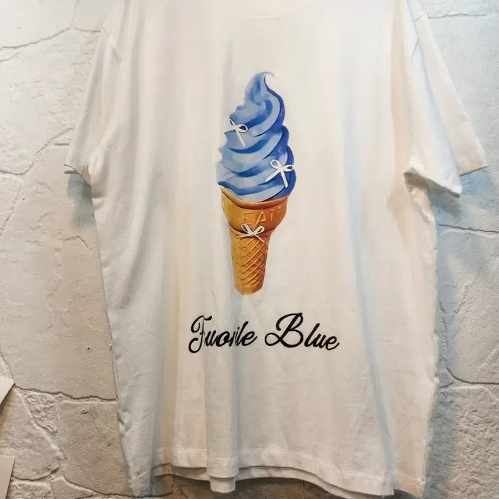 [BUNJANG] Ice Cream Oversized T-shirt / 아이스크림 반팔 티 (새상품)