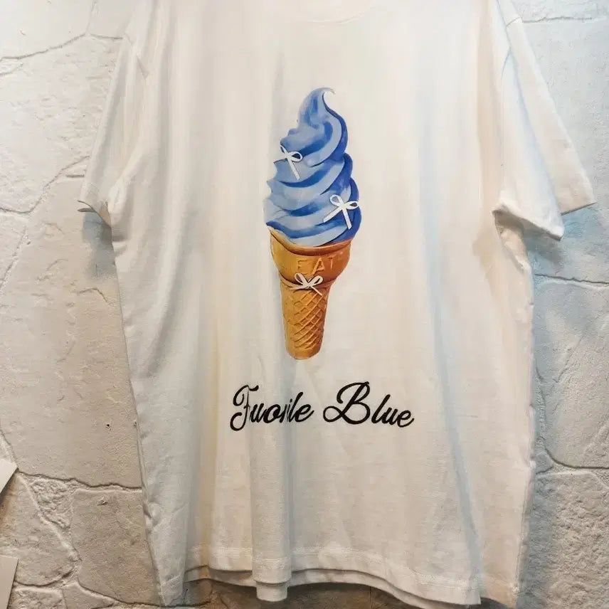 [BUNJANG] Ice Cream Oversized T-shirt / 아이스크림 반팔 티 (새상품)
