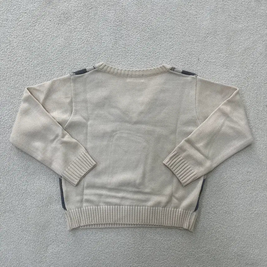 [BUNJANG] F Vintage Argyle V-Neck Knit Sweater / F 빈티지 브이넥 아가일 니트 0324M