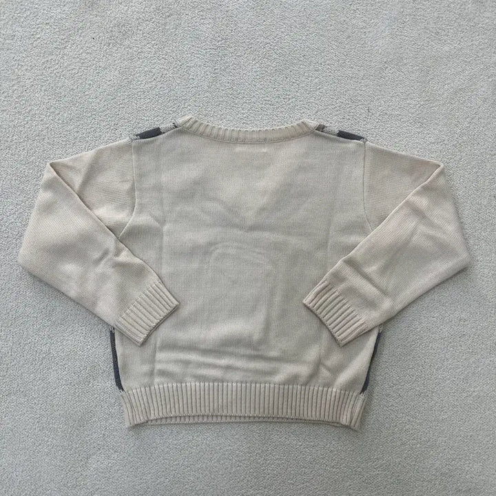 [BUNJANG] F Vintage Argyle V-Neck Knit Sweater / F 빈티지 브이넥 아가일 니트 0324M