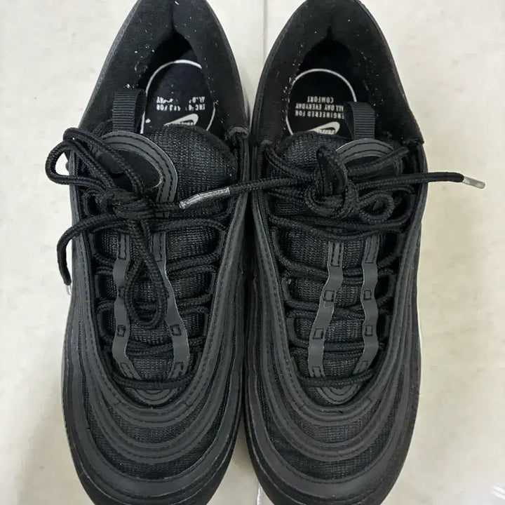 [BUNJANG] Nike Air Max 97 Black and White Sneakers / 나이키 에어맥스 97 블랙 검흰