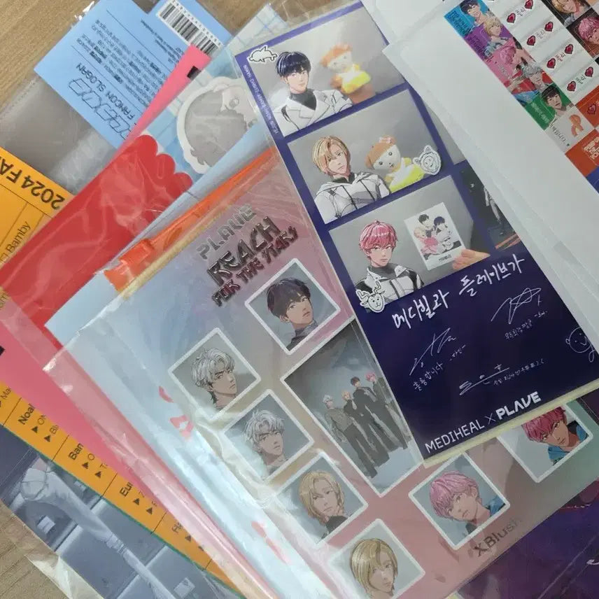 [BUNJANG] PLAVE Official Bundle Set / plave 플레이브 공식 지류 특전 스티커 메모지 등등 일괄세트