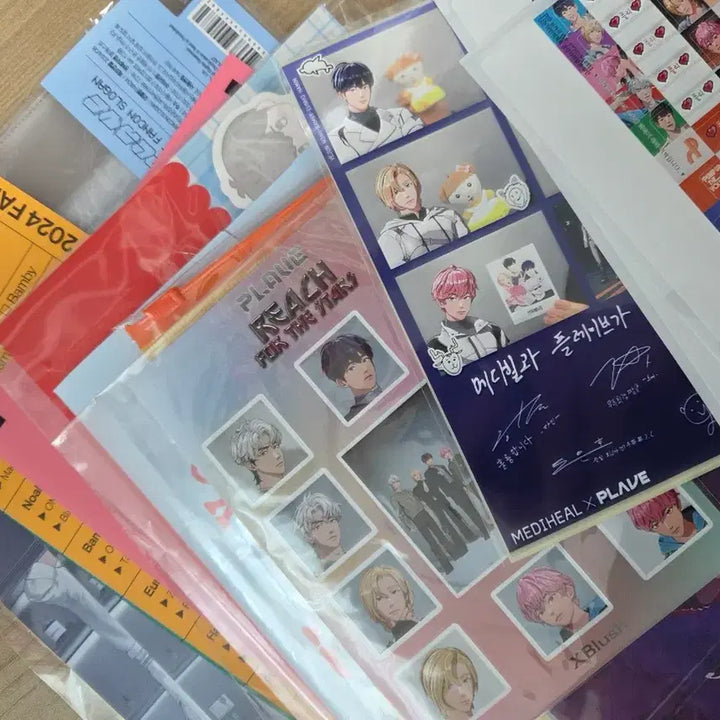 [BUNJANG] PLAVE Official Bundle Set / plave 플레이브 공식 지류 특전 스티커 메모지 등등 일괄세트