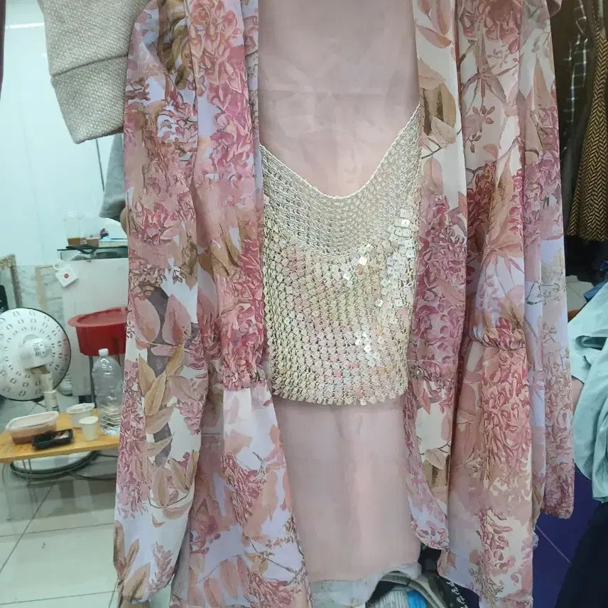 [BUNJANG] Chiffon Jacket Set / 쉬폰자켓세트