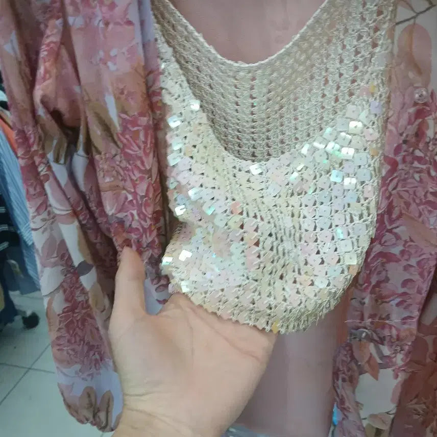 [BUNJANG] Chiffon Jacket Set / 쉬폰자켓세트