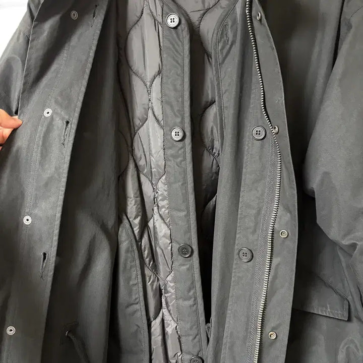 [BUNJANG] Anotheroffice M51 Insulation Fishtail Parka Black / 어나더오피스 m51 인슐레이션 피시테일 파카 블랙