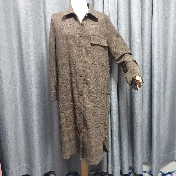 [BUNJANG] Belted Shirt Dress / 허리끈 남방 원피스