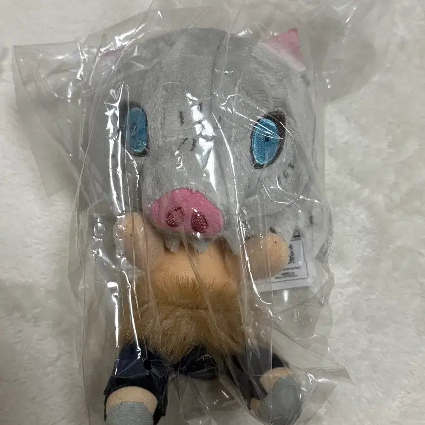 [BUNJANG] Demon Slayer Inosuke Plush Doll / [귀멸의칼날] 쿠지 G상 미개봉 이노스케 인형