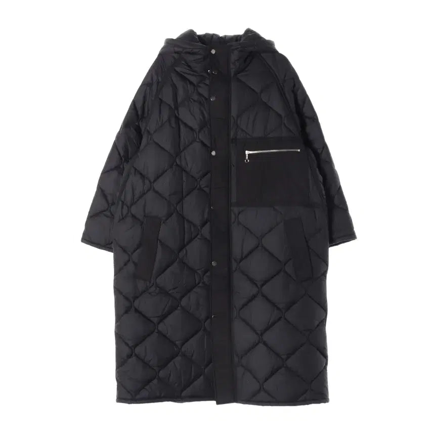 [BUNJANG] Andersson Bell Alex Inside Out Quilted Hooded Long Padded Coat / 앤더슨벨 알렉슨 인사이드 아웃 퀼티드 후드 롱 패딩 공용