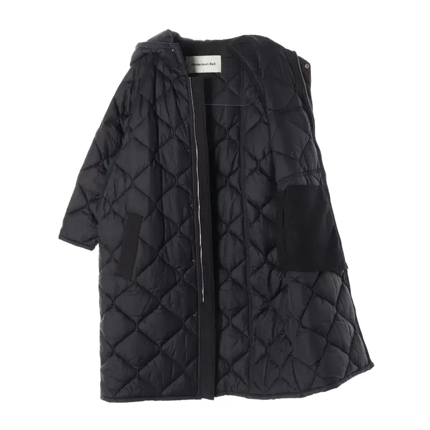 [BUNJANG] Andersson Bell Alex Inside Out Quilted Hooded Long Padded Coat / 앤더슨벨 알렉슨 인사이드 아웃 퀼티드 후드 롱 패딩 공용