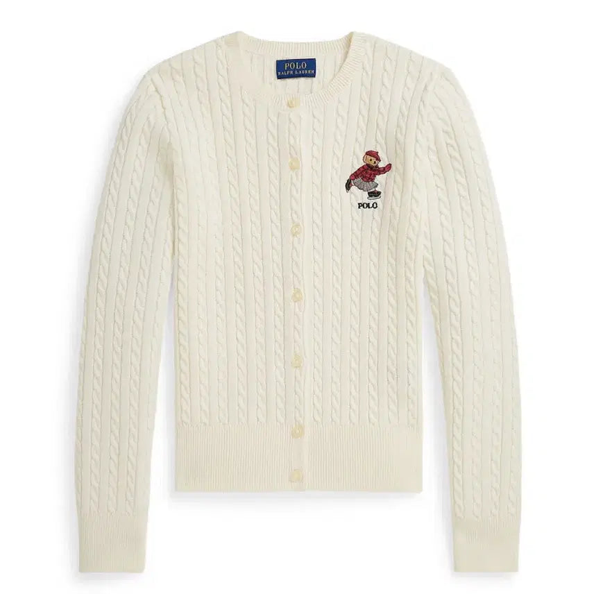 [SOLD OUT] 폴로 걸즈 베어 가디건 (택달린 새상품)