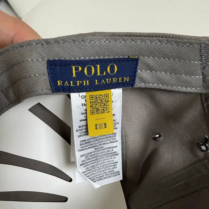 [BUNJANG] Polo Ralph Lauren Ball Cap (Dark Gray) / 폴로 랄프로렌 볼캡모자 (진회색)(새상품)