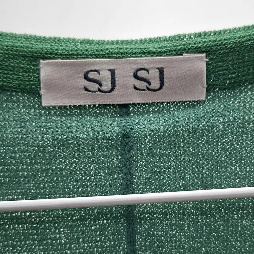 [SOLD OUT] [AI 90%] SJSJ한섬 여90 오픈가디건 봄여름 그린 06244