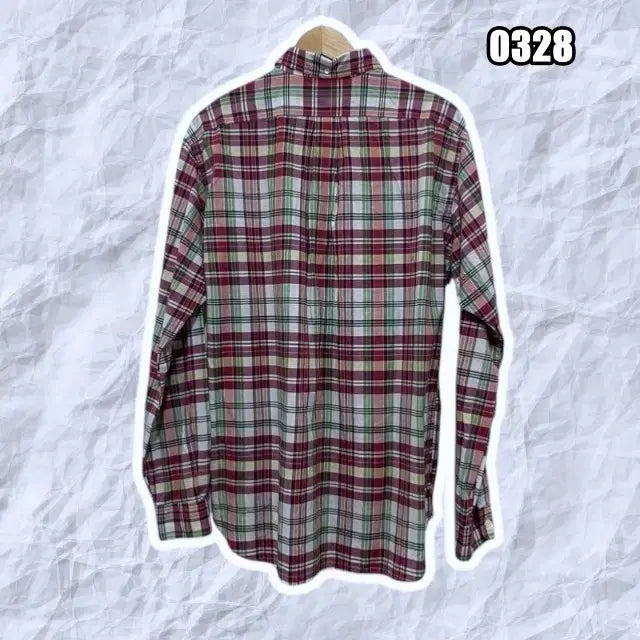 [BUNJANG] Polo Ralph Lauren Vintage Check Long Sleeve Shirt / M 폴로 랄프로렌 빈티지 체크 긴팔 셔츠