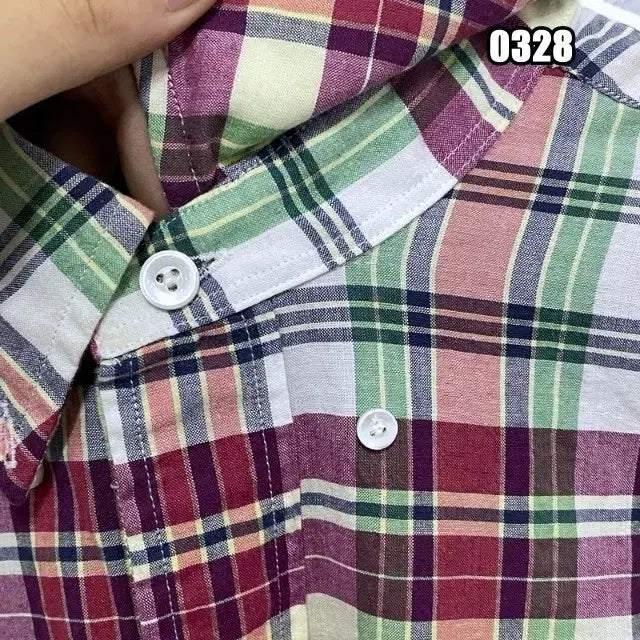 [BUNJANG] Polo Ralph Lauren Vintage Check Long Sleeve Shirt / M 폴로 랄프로렌 빈티지 체크 긴팔 셔츠