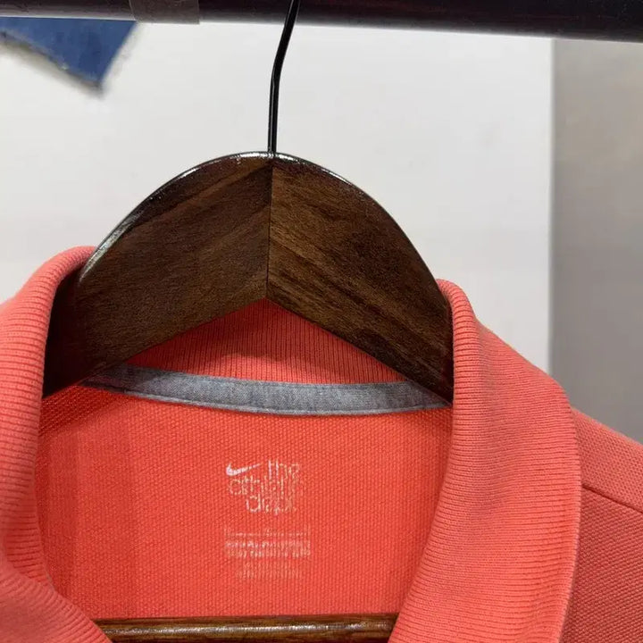 [BUNJANG] Nike Embroidered Coral PK Polo Shirt / (95) 나이키 스트릿 캐주얼 자수 코랄 반팔 PK 카라티