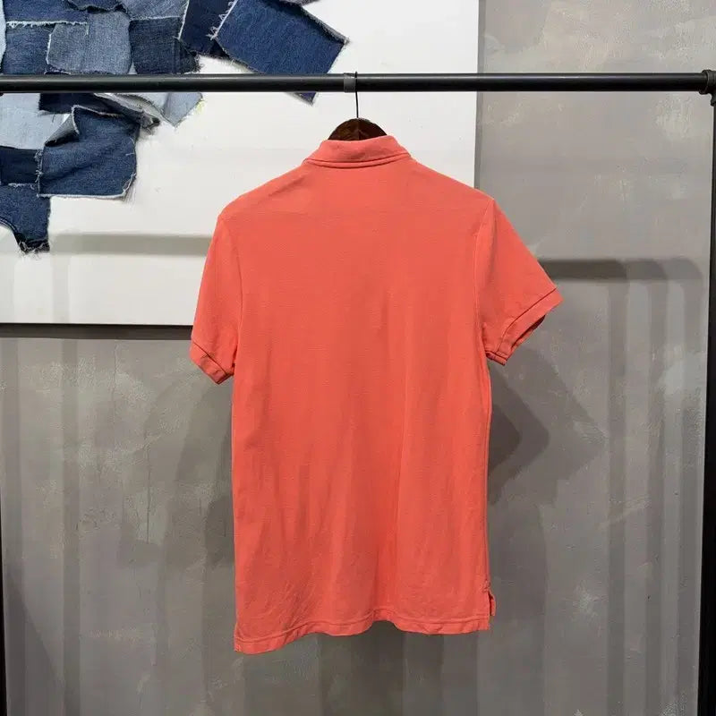 [BUNJANG] Nike Embroidered Coral PK Polo Shirt / (95) 나이키 스트릿 캐주얼 자수 코랄 반팔 PK 카라티