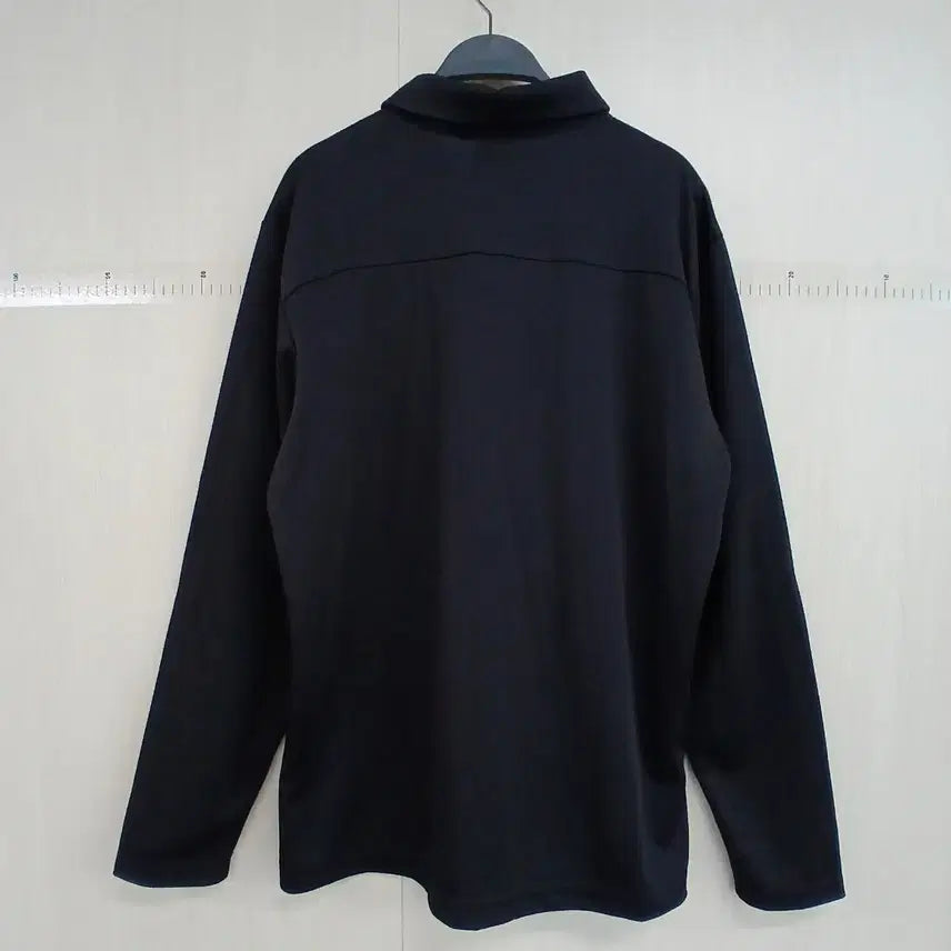 [BUNJANG] Columbia Long Sleeve Polo Shirt / 컬럼비아 블랙 긴팔 폴로티셔츠