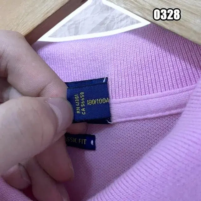 [BUNJANG] Polo Ralph Lauren Solid Pique Polo Shirt / L 폴로 랄프로렌 솔리드 피케 카라 반팔 티셔츠