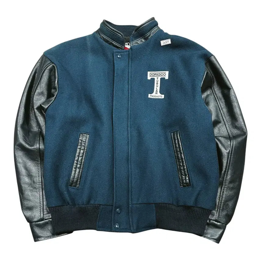 [BUNJANG] Canadian Sportswear 90s Wool Leather Varsity Jacket / (바배) 캐나다 스포츠웨어 90s 울 가죽 바시티 자켓