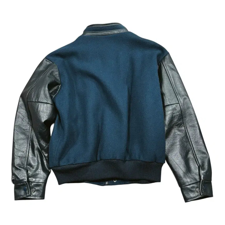 [BUNJANG] Canadian Sportswear 90s Wool Leather Varsity Jacket / (바배) 캐나다 스포츠웨어 90s 울 가죽 바시티 자켓