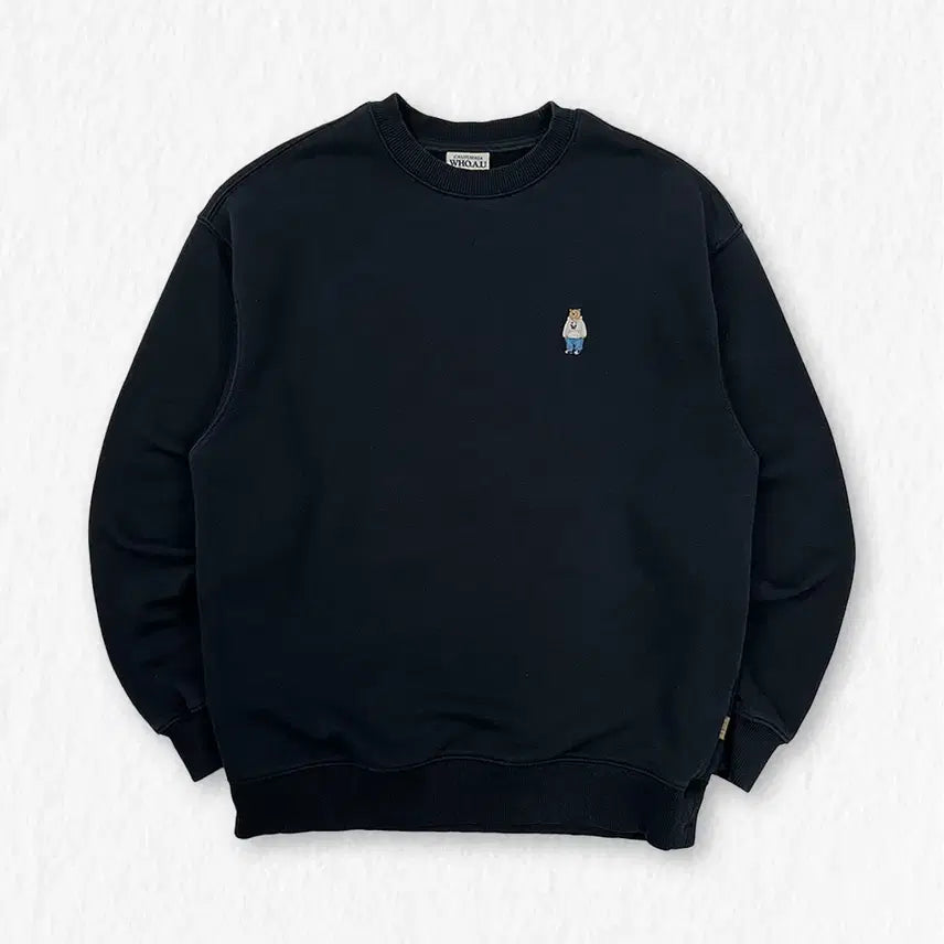 [BUNJANG] Who.A.U Teddy Bear Sweatshirt / 후아유 곰돌이 맨투맨