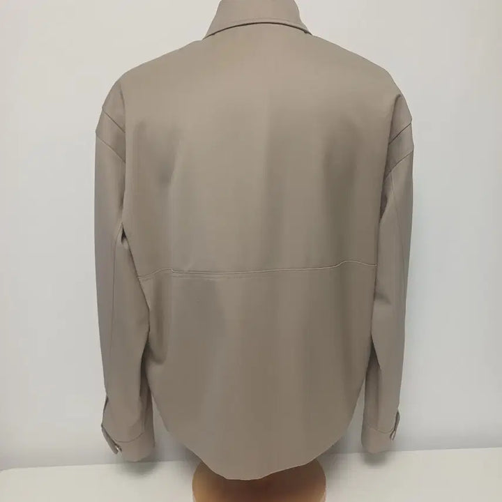 [BUNJANG] COOR Wool Blend Balmacaan Zip-Up Blouson (Beige) / [L] 쿠어(COOR) 울 블렌드 발마칸 집업 블루종 (베이지)
