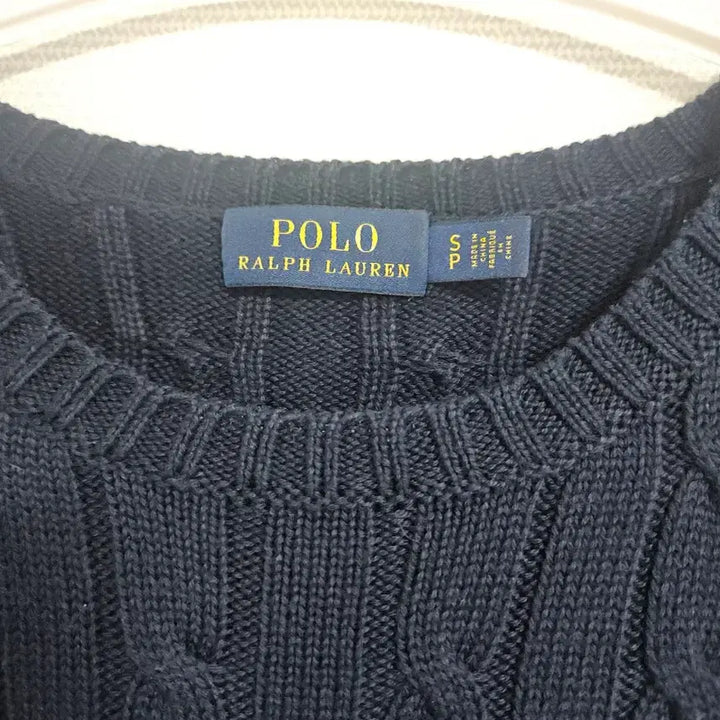 [BUNJANG] Polo Ralph Lauren Cable Knit Sweater / 폴로 랄프로렌 네이비 꽈배기 니트 S 사이즈