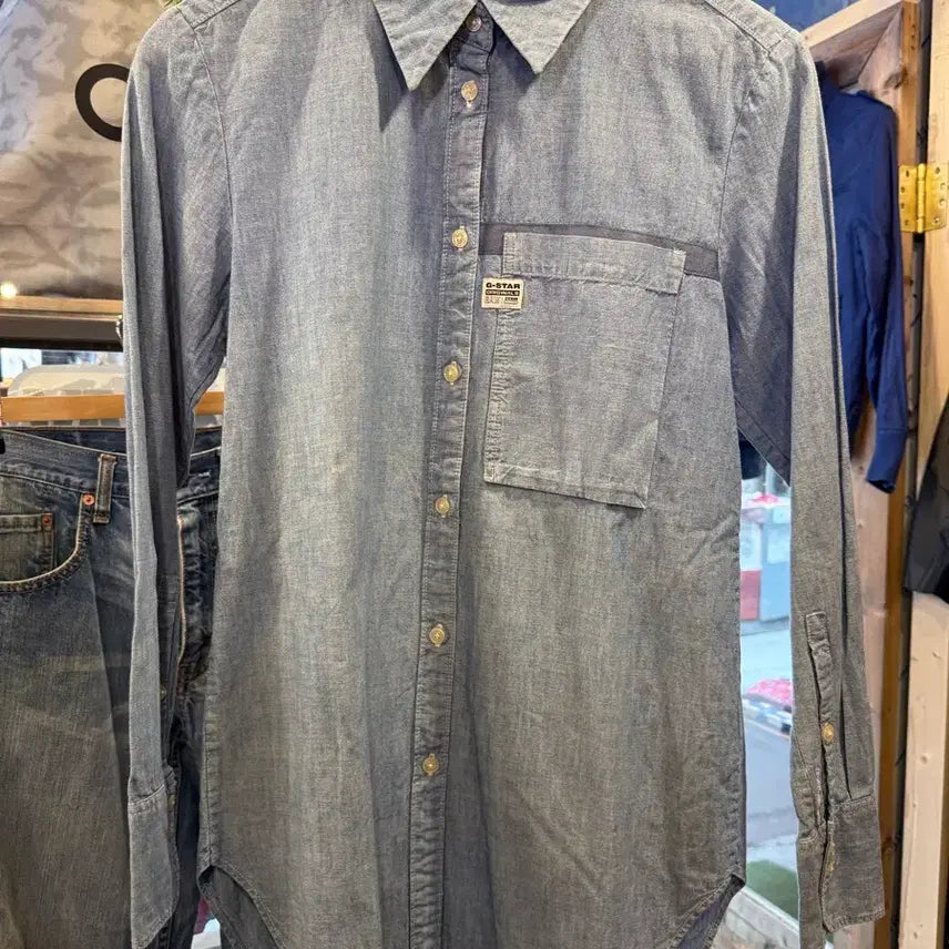 [BUNJANG] G-Star Raw Denim Shirt / 지스타 로우 데님 셔츠