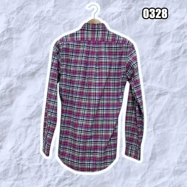 [BUNJANG] Polo Ralph Lauren Checkered Long Sleeve Shirt / XS 폴로 랄프로렌 체크 패턴 긴팔 셔츠