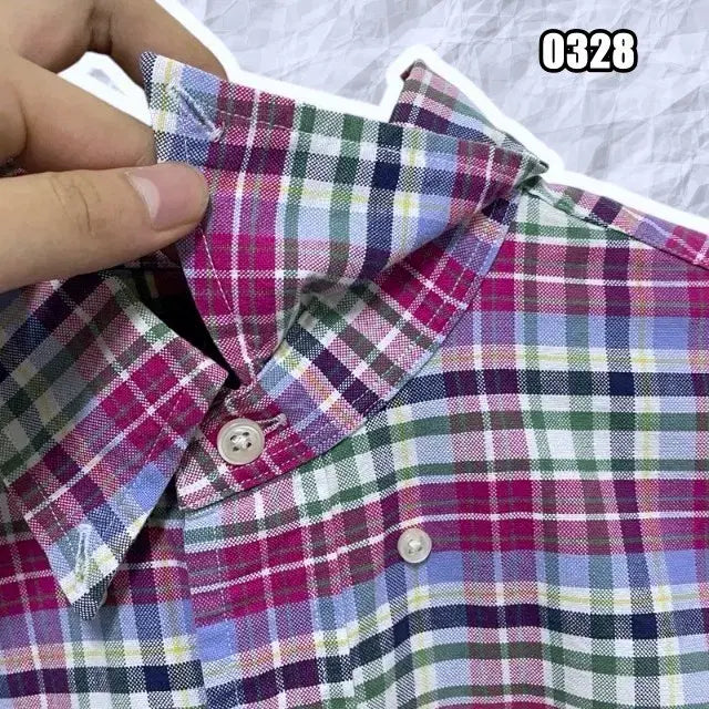 [BUNJANG] Polo Ralph Lauren Checkered Long Sleeve Shirt / XS 폴로 랄프로렌 체크 패턴 긴팔 셔츠