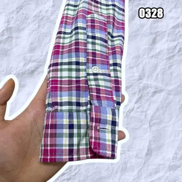 [BUNJANG] Polo Ralph Lauren Checkered Long Sleeve Shirt / XS 폴로 랄프로렌 체크 패턴 긴팔 셔츠
