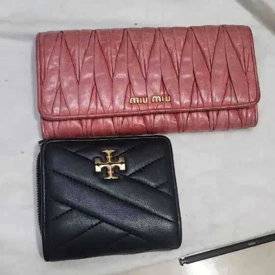 [BUNJANG] Tory Burch Kira Chevron Bifold Wallet / Miu Miu Matelassé Long Wallet / 토리버치 키라 쉐브론 반지갑/미우미우 마틀라세 장지갑
