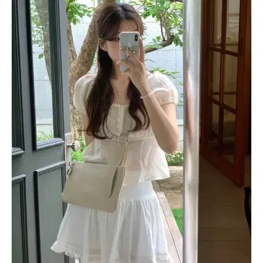 [BUNJANG] Peter &amp; Wendy Maison Lace Skirt - S Size / 피터앤웬디 메종 레이스 스커트 s +덤