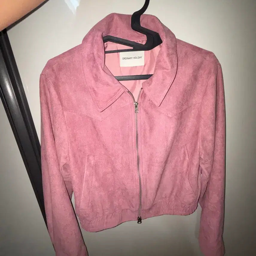 [BUNJANG] Ordinary Holiday Suede Crop Jacket / 오디너리 홀리데이 크롭 스웨이드 자켓