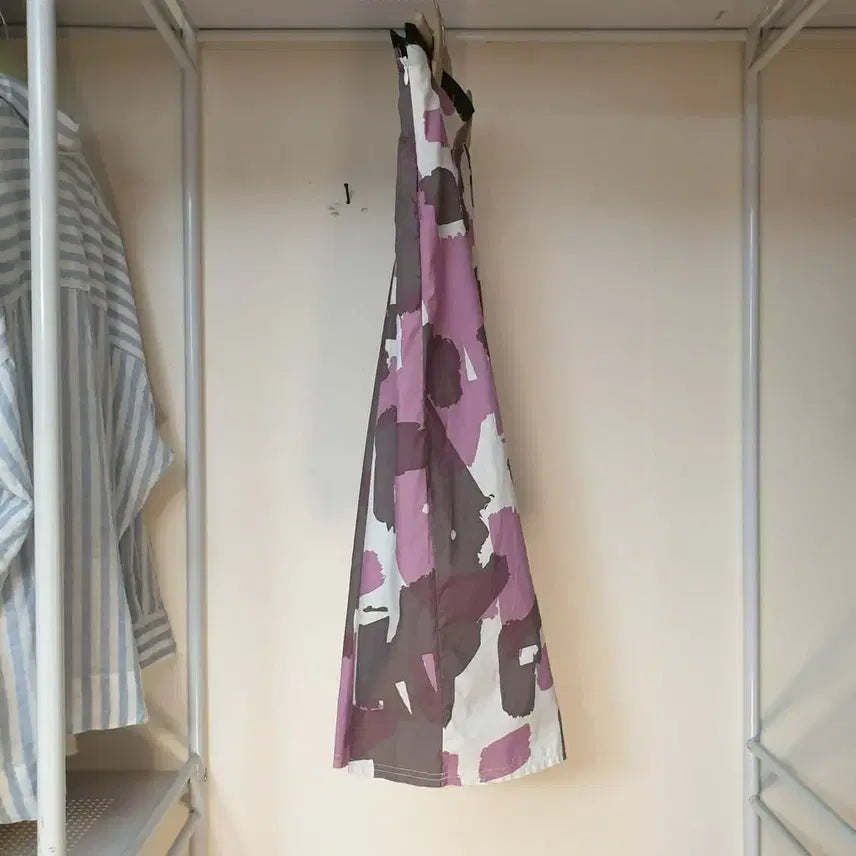 [BUNJANG] MARNI Abstract Pattern Volume Skirt / 명품 MARNI 마르니 쇼라인 추상패턴 사선턱 디테일 볼륨 스커트