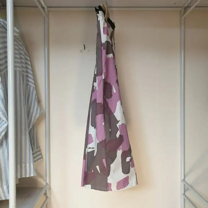 [BUNJANG] MARNI Abstract Pattern Volume Skirt / 명품 MARNI 마르니 쇼라인 추상패턴 사선턱 디테일 볼륨 스커트