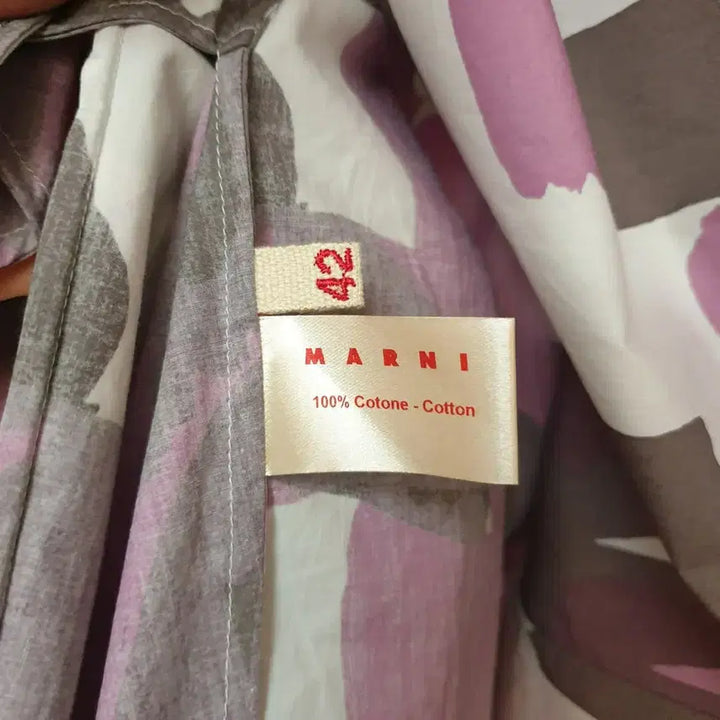 [BUNJANG] MARNI Abstract Pattern Volume Skirt / 명품 MARNI 마르니 쇼라인 추상패턴 사선턱 디테일 볼륨 스커트