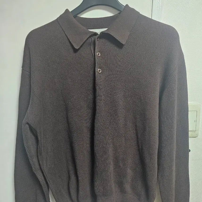 [BUNJANG] First Floor Cotton Polo Knit / 퍼스트플노어 코튼 폴로 니트 판매합니다