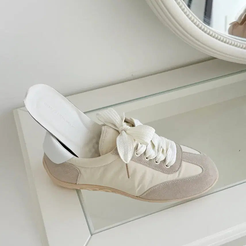 [BUNJANG] Ivory Latex Insole Sneakers 5072 / (30,35,40,45,50) 아이보리 라텍스 깔창 운동화5072