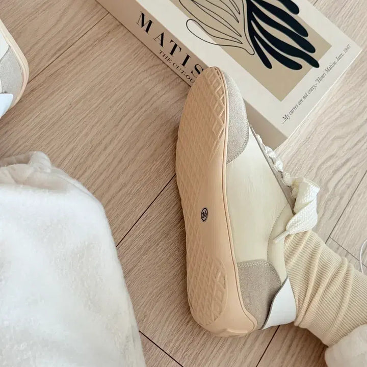 [BUNJANG] Ivory Latex Insole Sneakers 5072 / (30,35,40,45,50) 아이보리 라텍스 깔창 운동화5072