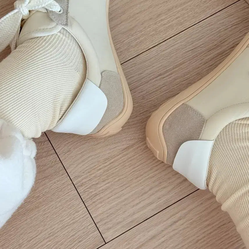 [BUNJANG] Ivory Latex Insole Sneakers 5072 / (30,35,40,45,50) 아이보리 라텍스 깔창 운동화5072