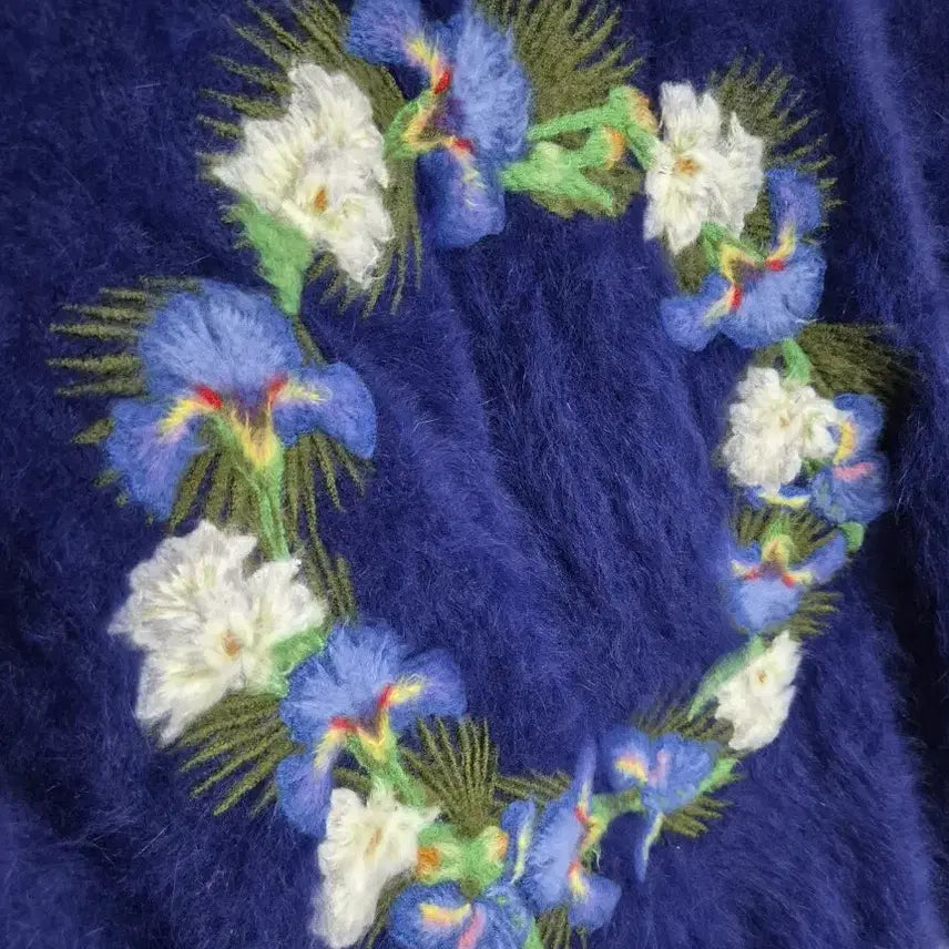 [BUNJANG] Givenchy Angora Flower Sweater - S / (정품) 지방시 앙고라 플라워 스웨터 S