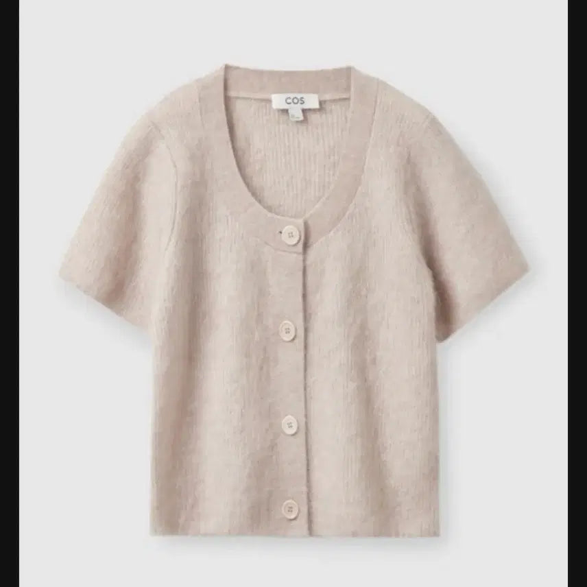 [BUNJANG] COS Mohair Short Sleeve Cardigan / COS 모헤어 반팔 가디건