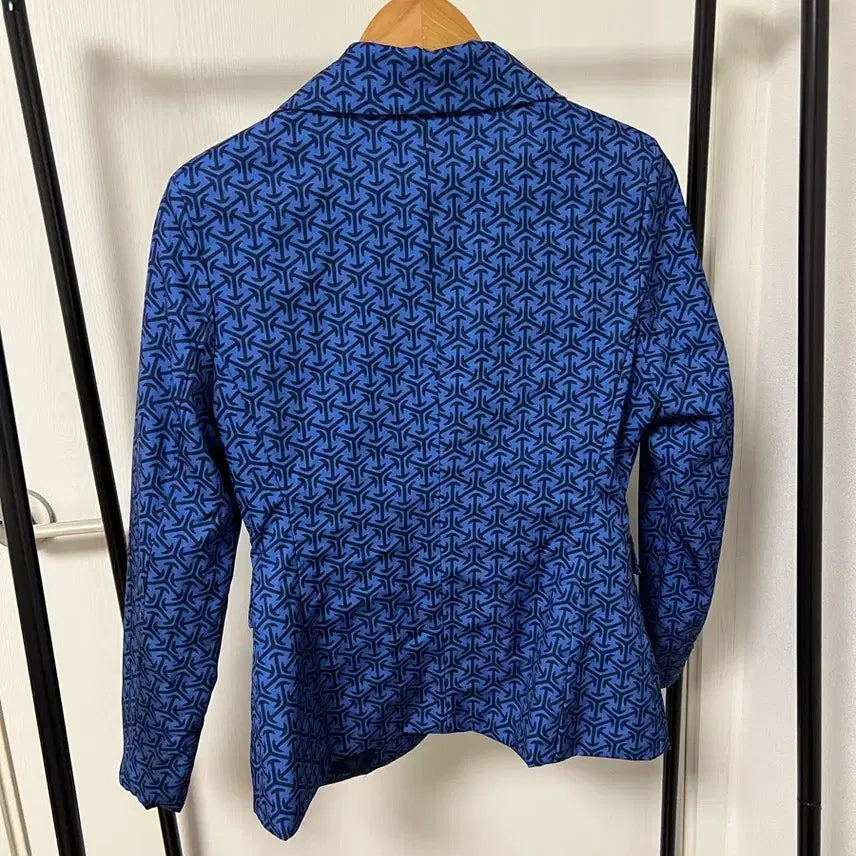 [BUNJANG] QINGRUHUA Blue Pattern Jacket / QINGRUHUA 블루 패턴 자켓 1172