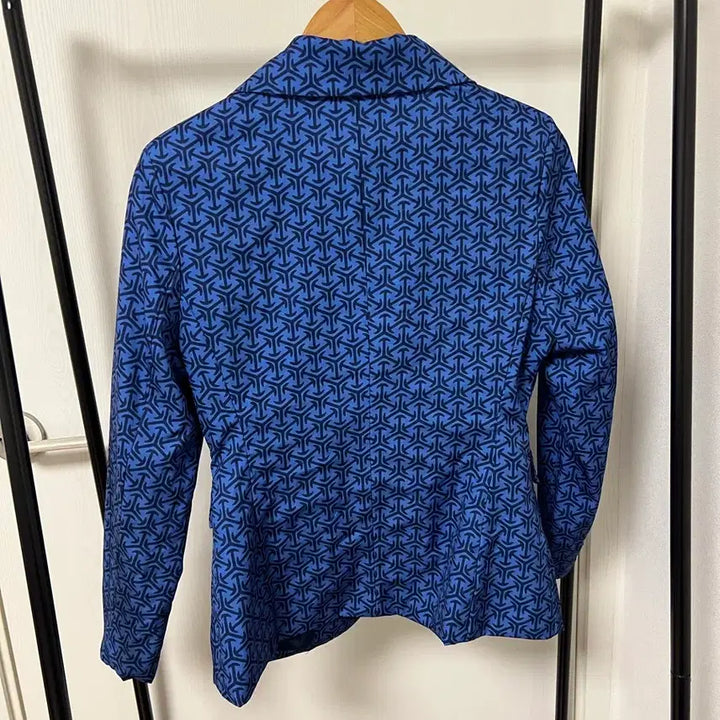 [BUNJANG] QINGRUHUA Blue Pattern Jacket / QINGRUHUA 블루 패턴 자켓 1172