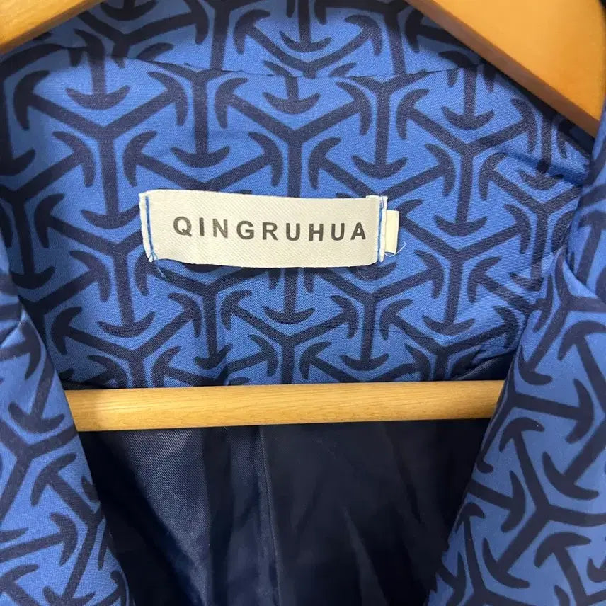 [BUNJANG] QINGRUHUA Blue Pattern Jacket / QINGRUHUA 블루 패턴 자켓 1172